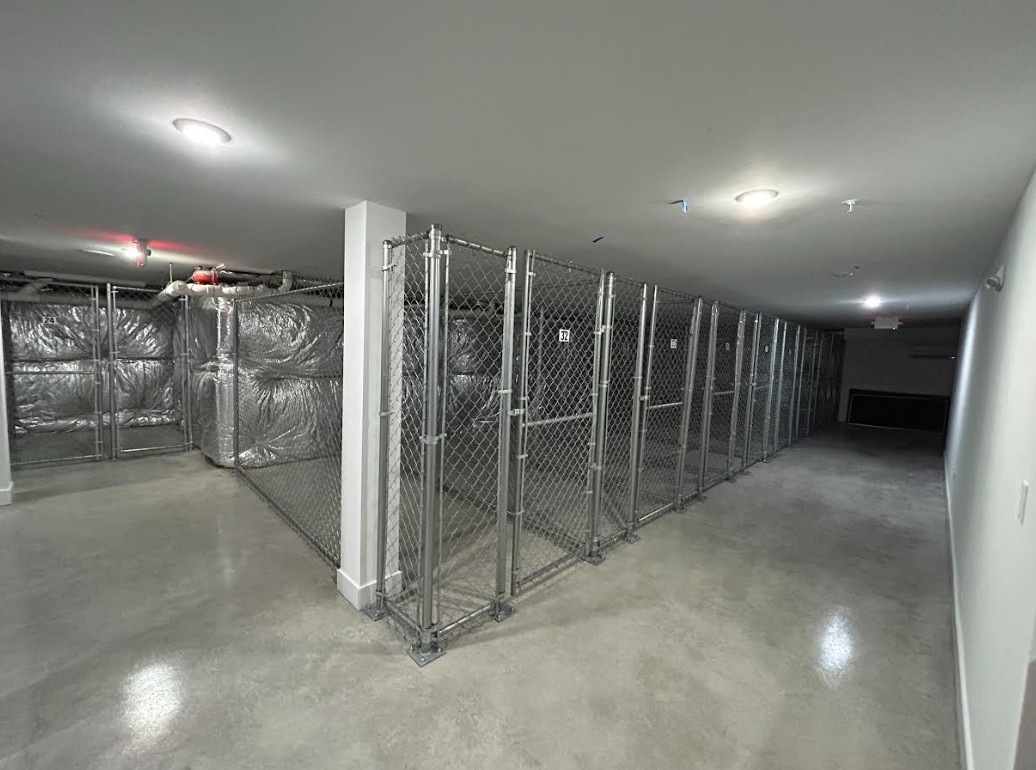 private storage chain link fence enclosures in neptune new jersey condos